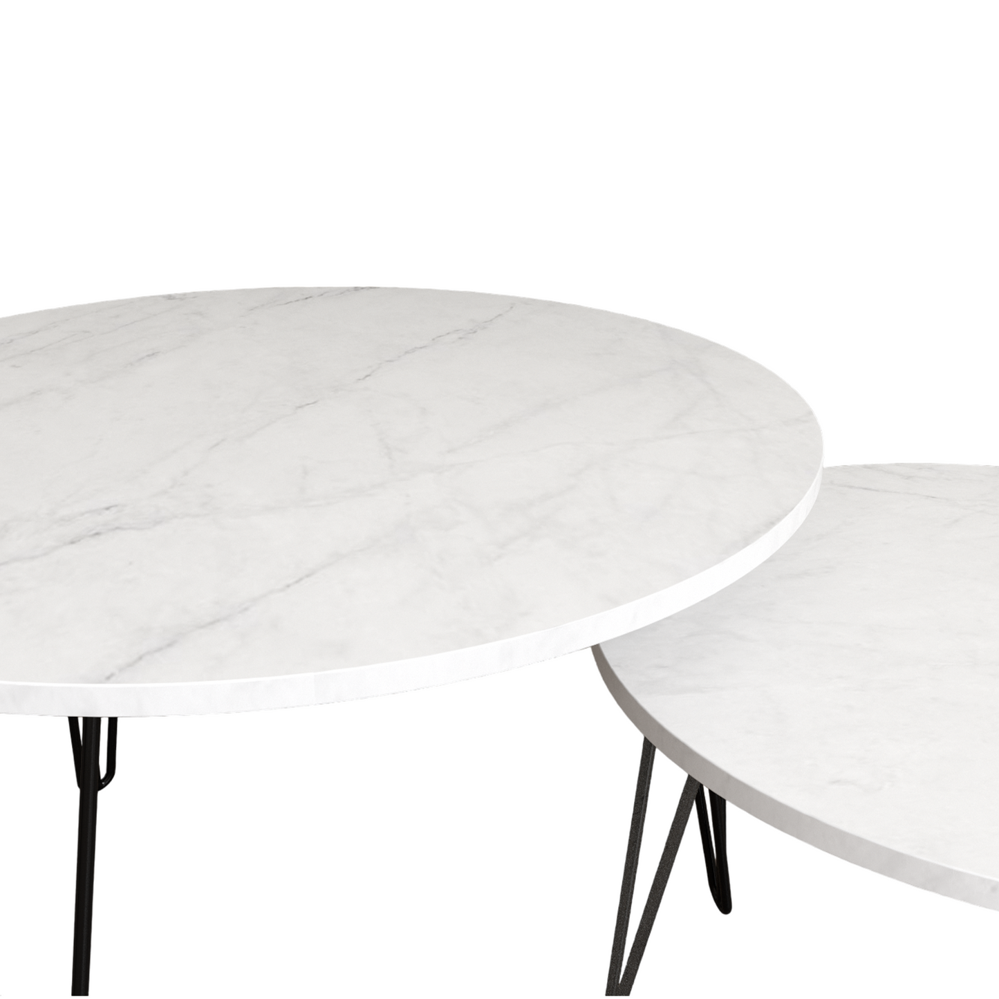 27.56'' Round Nesting Coffee Table (set of 2)